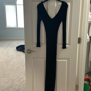 Hera collection maternity dress. One in black, one in olive green. Size small.